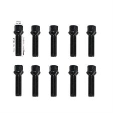 10 black bolts key 17 14x1.5 l.50mm spherical