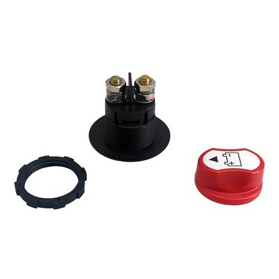 Battery disconnect switch on-off
