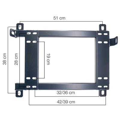 Seat rails right BMW E36-E46