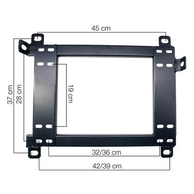Seat rails right BMW E90-E92