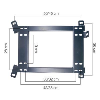 Seat rails right VW GOLF VII