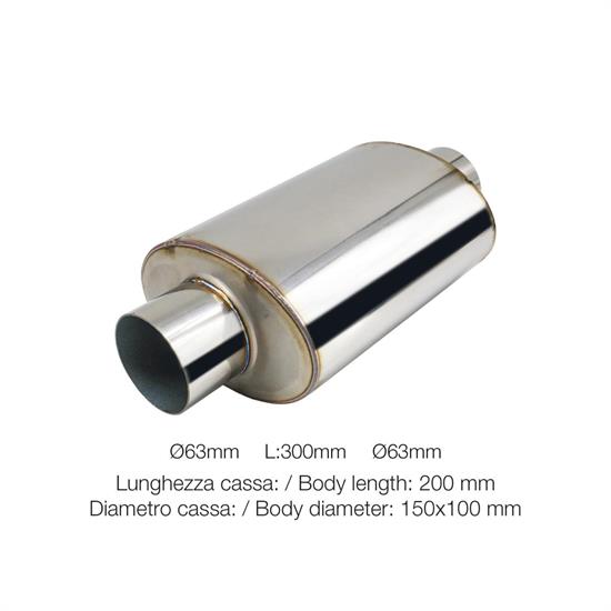 Universal Custom Muffler id 63mm