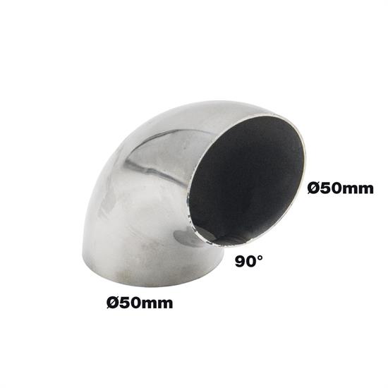 Tubo 90° id 50mm