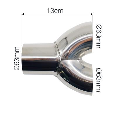 Y-connection diameter 63mm l.147mm