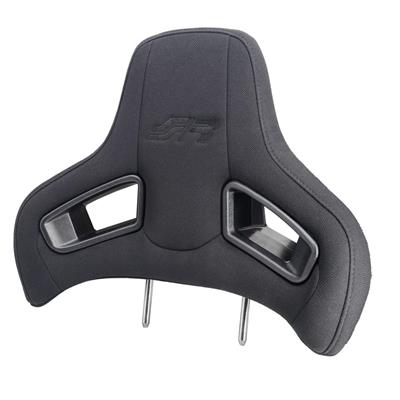 Headrest universal black fabric