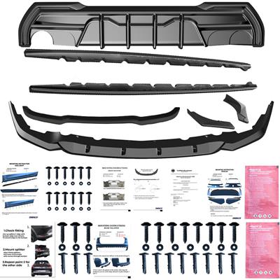 Body kit BMW 1-Series F40 M-Pack/M135i 2019 singolo scarico L