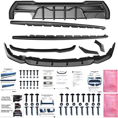 Body kit BMW 1-Series F40 M-Pack/M135i 2019- double exhaust L