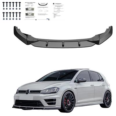 Front spoiler VW Golf VII HB/Variant R/R Line 2013-2016 - V2