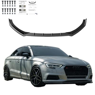 Front spoiler Audi A3 (8V) Sedan Facelift 2016-2020 -