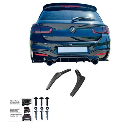 Rear Side Diffusors BMW 1-Series F20/F21 M-Power Facelift'15-'19
