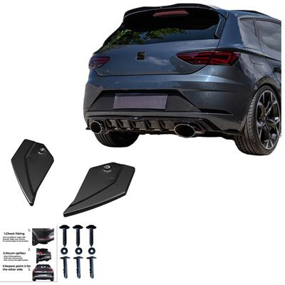 Rear Side Diffusors Seat Leon (5F) HB FR/Cupra 2013-2020 -