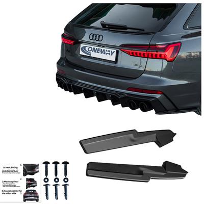 Diffusori laterali posteriori Audi A6 S-Line/S6 C8