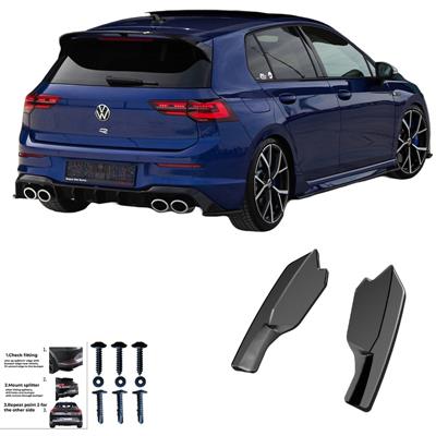 Diffusori laterali posteriori Volkswagen Golf VIII HB R 2020- -