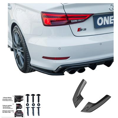 Diffusori laterali posteriori Audi S3 8V Sedan 2013-2016 -