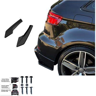 Rear Side Diffusors Audi S3 Sportback 8V