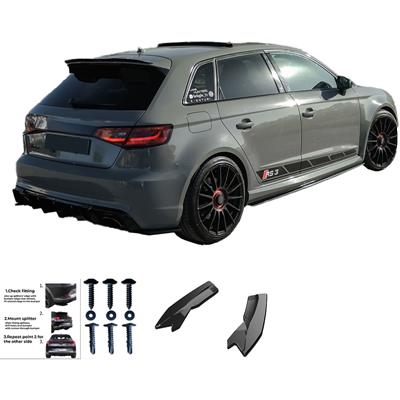 Rear Side Diffusors Audi RS3 8V Sportback 2015-2016 -