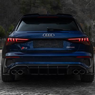 Rear Side Diffusors Audi A3 8Y Sportback S3/S-Line 2020-2024 -