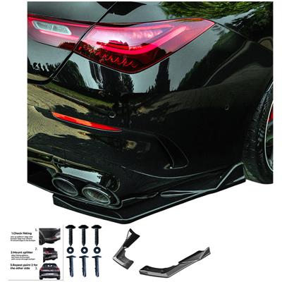 Rear Side Diffusors Mercedes CLA (C118/X118) Coupe/