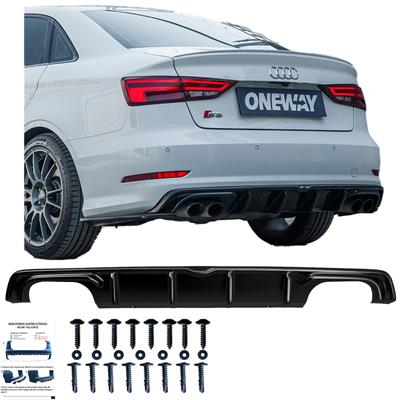 Diffusore posteriore Audi S3 Sedan 8V 2013-2016 -