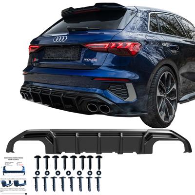 Rear Diffuser Audi A3 8Y S-Line/S3 Sedan/Sportback 2020- -