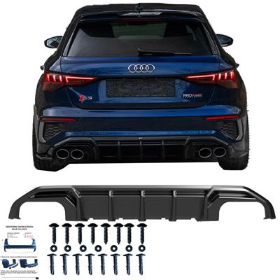 Rear Diffuser Audi A3 8Y S-Line/S3 Sedan/Sportback 2020- -