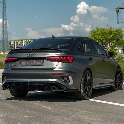 Rear Diffuser Audi A3 8Y S-Line/S3 Sedan/Sportback 2020- -