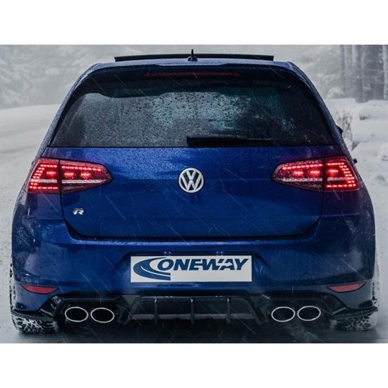 Rear Diffuser Volkswagen Golf VII HB R 2013-2016 -