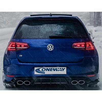 Rear Diffuser Volkswagen Golf VII HB R 2013-2016 -