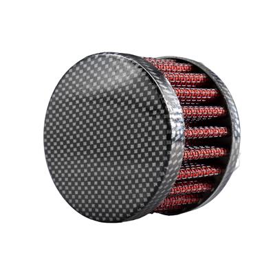 Mini filtro conico cotone rosso Carbon type 1