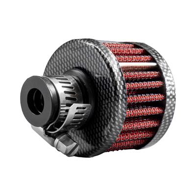 Mini cone air filter red cotton Carbon type 1