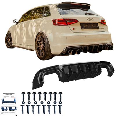 Rear Diffuser Audi S3 Sportback 8V 2013-2016 -