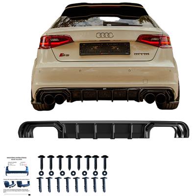 Rear Diffuser Audi S3 Sportback 8V 2013-2016 -