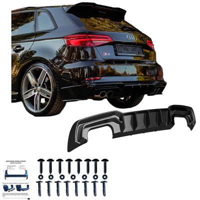 Diffusore posteriore Audi S3 Sportback 8V Facelift 2016-2020 -