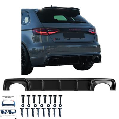 Rear Diffuser Audi RS3 8V Sportback 2015-2016 -