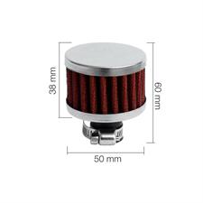 Mini cone air filter red cotton Chrome type 1
