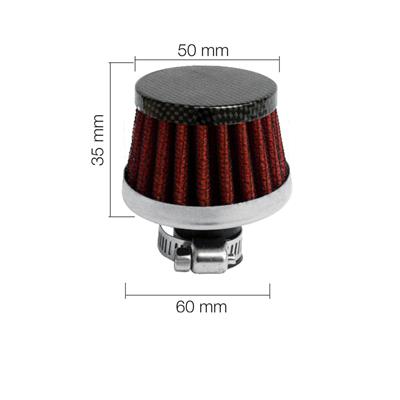 Minifilter carbon look type 3