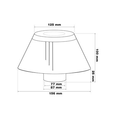 Air Filter single cone ultralight red cotton