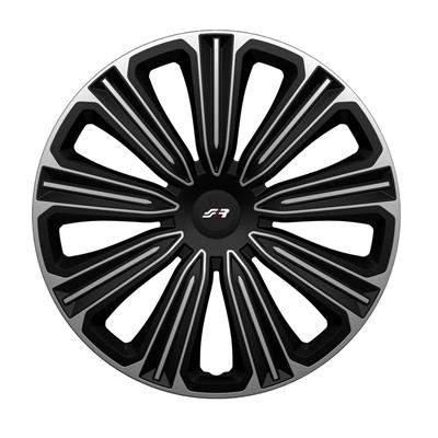 Copricerchio 15 Rosso Silver Black