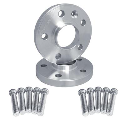 2 distanziali alluminio 20mm 5x114,3 mozzo 60,1 con bulloneria