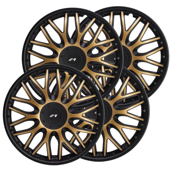 Wheel covers 14 14 Orden Gold Black