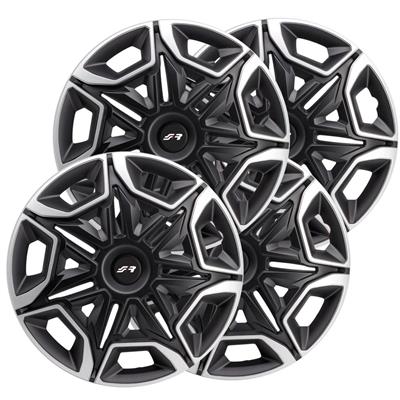 Wheel covers 14 Lazio Carbon Silver Black