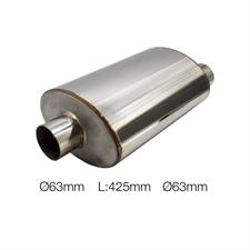 Silenziatore universale id 63mm ovale