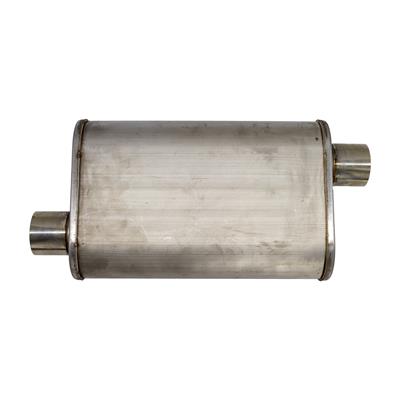 Universal Custom Muffler id 63mm oval