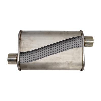 Universal Custom Muffler id 63mm oval