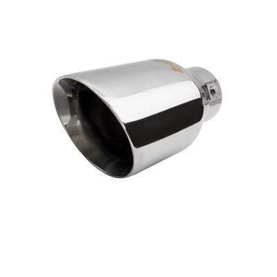 Terminale rotondo id 63mm inclinato acciaio inox