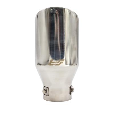 Terminale rotondo id 63mm inclinato acciaio inox