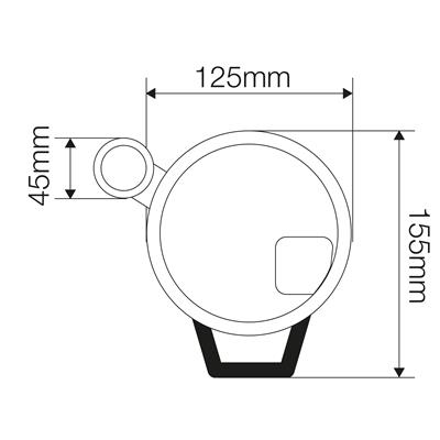 Tachometer 5 0-11100 RPM SR line