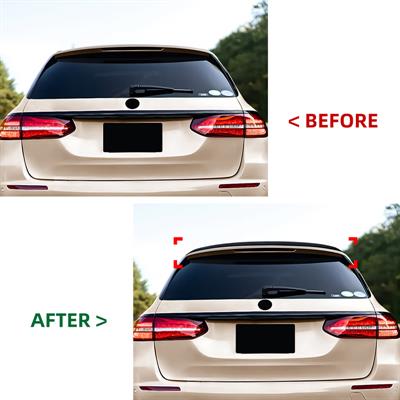 Roof spoiler cap for Mercedes E Class W213 Kombi 2016-2023