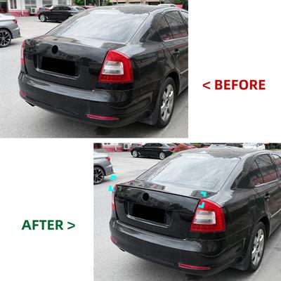 Spoiler da baule per Skoda Octavia II (1Z) Sedan 2004-2012