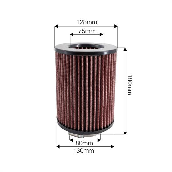 Air Filter double cone red cotton